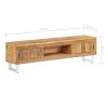 Suporte para TV madeira reciclada maciça 140x30x40 cm - Image 9