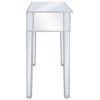 Mesa consola espelhada em MDF e vidro 106,5x38x76,5 cm - Image 4
