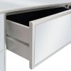 Mesa consola espelhada em MDF e vidro 106,5x38x76,5 cm - Image 7