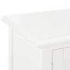 Móvel de TV 120x30x40 cm madeira branco - Image 6