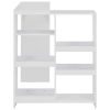 Mesa de bar com prateleira movível branco 138x39x110 cm - Image 4