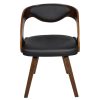 Cadeiras de jantar 2 pcs couro artificial castanho - Image 2