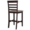 Bancos de bar 2 pcs tecido castanho - Image 6