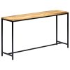 Mesa consola 140x35x76 cm madeira de mangueira maciça áspera - Image 8