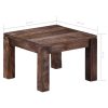 Mesa de centro 50x50x35 cm madeira de mangueira maciça - Image 7