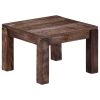 Mesa de centro 50x50x35 cm madeira de mangueira maciça - Image 9