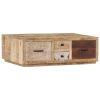 Mesa de centro madeira de mangueira maciça 90x60x30 cm - Image 12