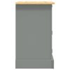 Mesa de cabeceira Corona pinho mexicano 53x39x67 cm cinzento - Image 4
