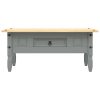 Mesa de centro Corona pinho mexicano 100x55x44 cm cinzento - Image 3
