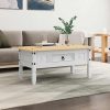 Mesa de centro Corona pinho mexicano 100x55x44 cm branco - Image 2