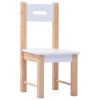 Mesa c/ quadro/arrumação desenho e cadeiras 3 pcs preto/branco - Image 12