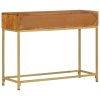 Mesa consola 100x35x76 cm madeira de acácia maciça - Image 4