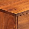 Mesa consola 100x35x76 cm madeira de acácia maciça - Image 6