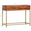 Mesa consola 100x35x76 cm madeira de acácia maciça - Image 9