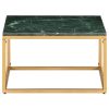 Mesa de centro 60x60x35cm pedra genuína textura mármore verde - Image 2