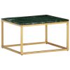 Mesa de centro 60x60x35cm pedra genuína textura mármore verde - Image 8