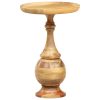 Mesa de apoio redonda 43x43x66 cm madeira de mangueira maciça - Image 9