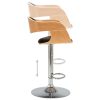 Bancos de bar 2 pcs madeira curvada e couro artificial preto - Image 6