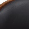 Bancos de bar 2 pcs madeira curvada e couro artificial preto - Image 6