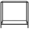 Mesa consola 80x35x75 cm vidro temperado transparente - Image 2