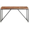 Mesa de jantar 140x70x76 cm madeira acácia maciça e mangueira - Image 2