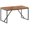 Mesa de jantar 140x70x76 cm madeira acácia maciça e mangueira - Image 8
