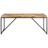 Mesa de jantar 180x90x76 cm madeira acácia maciça e mangueira - Image 2
