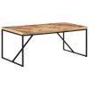 Mesa de jantar 180x90x76 cm madeira acácia maciça e mangueira - Image 8