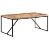 Mesa de jantar 180x90x76 cm madeira acácia maciça e mangueira - Image 9