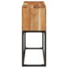 Mesa consola 120x30x75 cm madeira de acácia maciça - Image 3