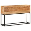 Mesa consola 120x30x75 cm madeira de acácia maciça - Image 9