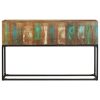 Mesa consola 120x30x75 cm madeira recuperada maciça - Image 2