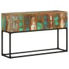 Mesa consola 120x30x75 cm madeira recuperada maciça - Image 8