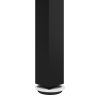 Mesa de centro 70 cm vidro temperado preto e branco mármore - Image 4