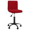 Cadeiras de jantar giratórias 2 pcs veludo vermelho tinto - Image 2