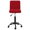 Cadeiras de jantar giratórias 2 pcs veludo vermelho tinto - Image 3