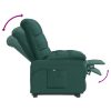 Poltrona elétrica reclinável tecido verde-escuro - Image 6