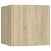 7 pcs conjunto móveis de TV derivados madeira carvalho sonoma - Image 7