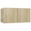 5pcs conjunto de móveis de TV derivados madeira carvalho sonoma - Image 3