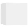 Mesas de cabeceira 2 pcs 30,5x30x30 cm derivados madeira branco - Image 5