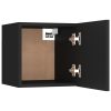 Mesas de cabeceira 2 pcs 30,5x30x30 cm derivados madeira preto - Image 8