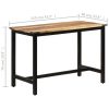 Mesa de jantar 110x60x76 cm madeira de mangueira maciça - Image 8