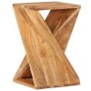 Mesa de apoio 35x35x55 cm madeira de acácia maciça - Image 11