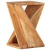 Mesa de apoio 35x35x55 cm madeira de acácia maciça - Image 10