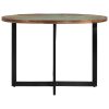 Mesa de jantar 110x75 cm madeira recuperada maciça - Image 2