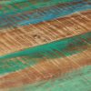 Mesa de jantar 110x75 cm madeira recuperada maciça - Image 6