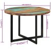 Mesa de jantar 110x75 cm madeira recuperada maciça - Image 7