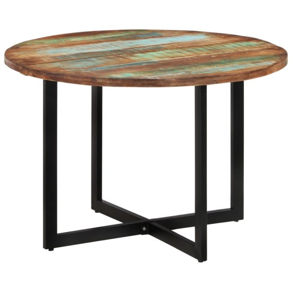 Mesa de jantar 110x75 cm madeira recuperada maciça - Image 8