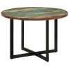 Mesa de jantar 110x75 cm madeira recuperada maciça - Image 9