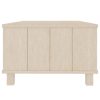 Mesa de centro HAMAR 100x55x35 cm pinho maciço castanho-mel - Image 5